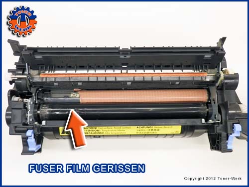 HP Fuser defekt - Film gerissen